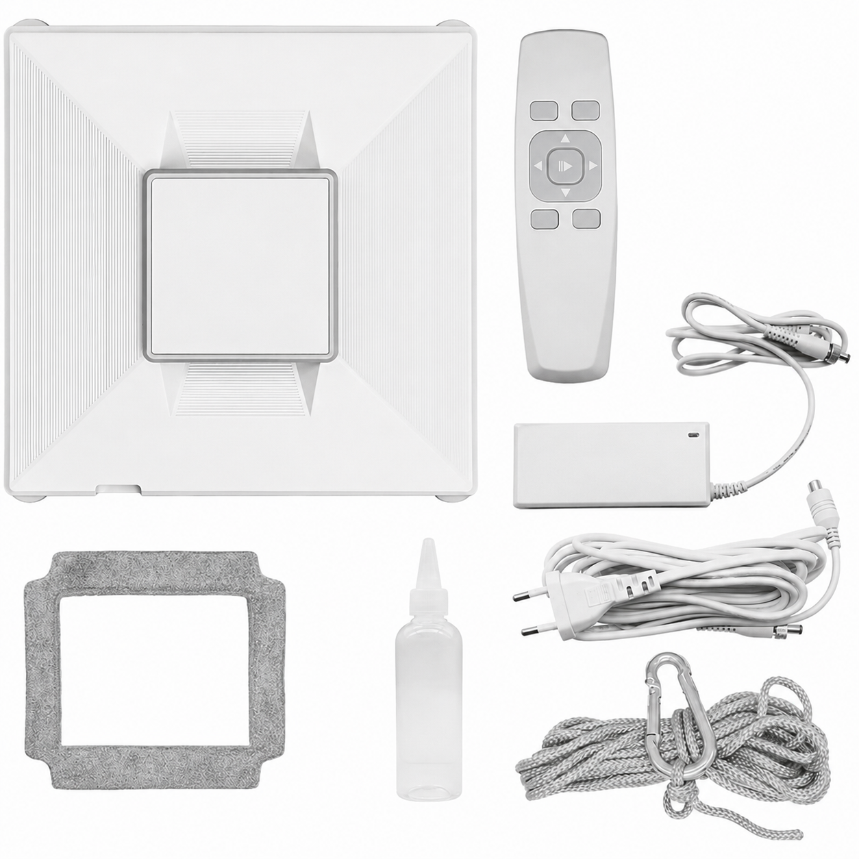 RoboStar okos ablaktisztító (autóablakok, padló, csempék és egyéb ablaktípusok tisztításához), vízpermet funkcióval, 72W/230V/650mAh teljesítménnyel, Wi-Fi támogatással és távirányítással vezérelhető.